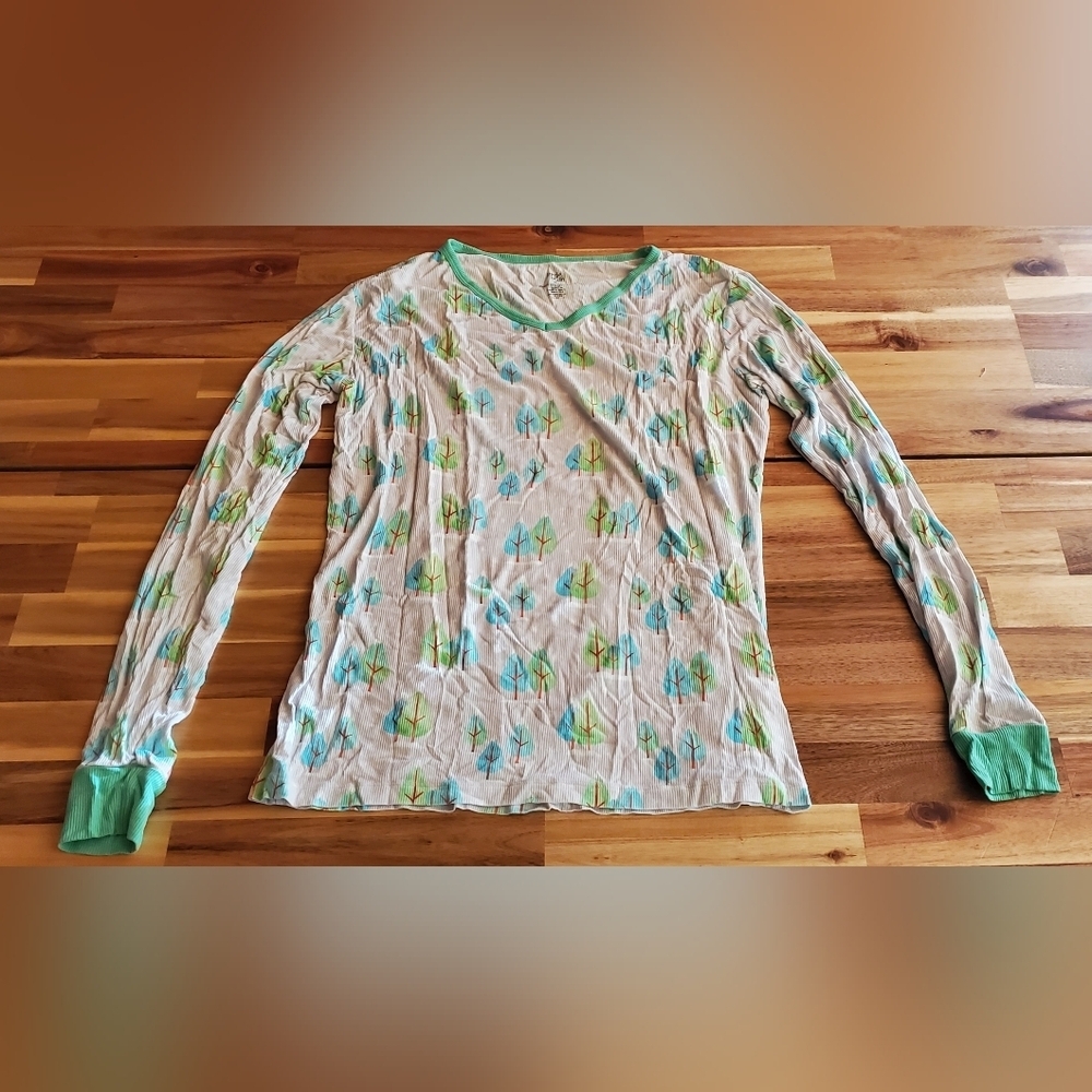 Birdie Bean Women's Ribbed Bamboo Pajama Set Size Small - Picture 2 of 5